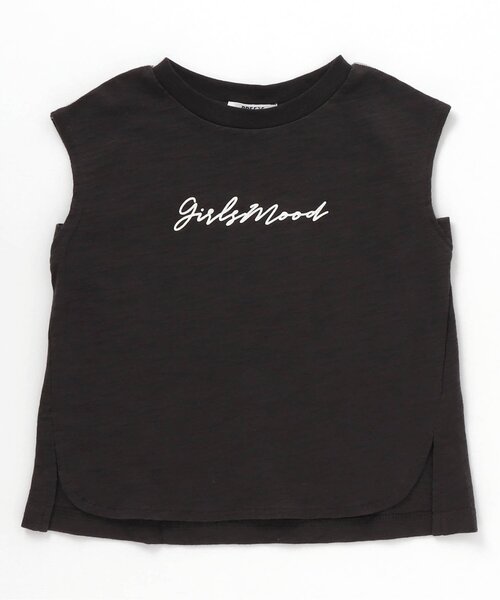 BREEZE（ブリーズ）の「/フレンチスリーブロゴTシャツ（Tシャツ/カットソー・キッズ・ピンク/オフホワイト/チャコール/サックスブルー・90/130/150/110/120/100/80/140）」の3枚目の写真