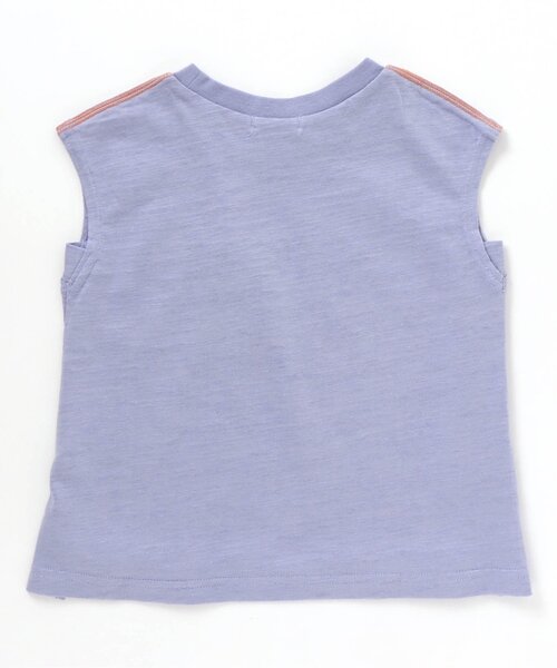 BREEZE（ブリーズ）の「/フレンチスリーブロゴTシャツ（Tシャツ/カットソー・キッズ・ピンク/オフホワイト/チャコール/サックスブルー・90/130/150/110/120/100/80/140）」の11枚目の写真