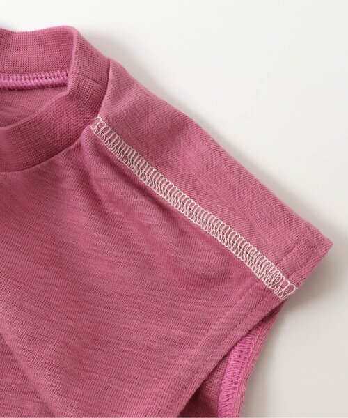 BREEZE（ブリーズ）の「/フレンチスリーブロゴTシャツ（Tシャツ/カットソー・キッズ・ピンク/オフホワイト/チャコール/サックスブルー・90/130/150/110/120/100/80/140）」の13枚目の写真