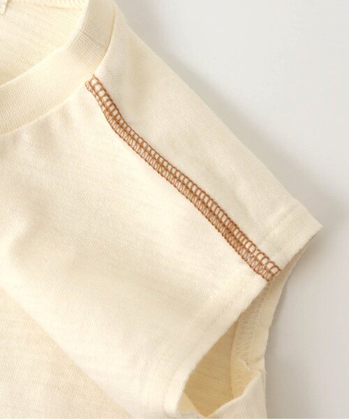 BREEZE（ブリーズ）の「/フレンチスリーブロゴTシャツ（Tシャツ/カットソー・キッズ・ピンク/オフホワイト/チャコール/サックスブルー・90/130/150/110/120/100/80/140）」の18枚目の写真