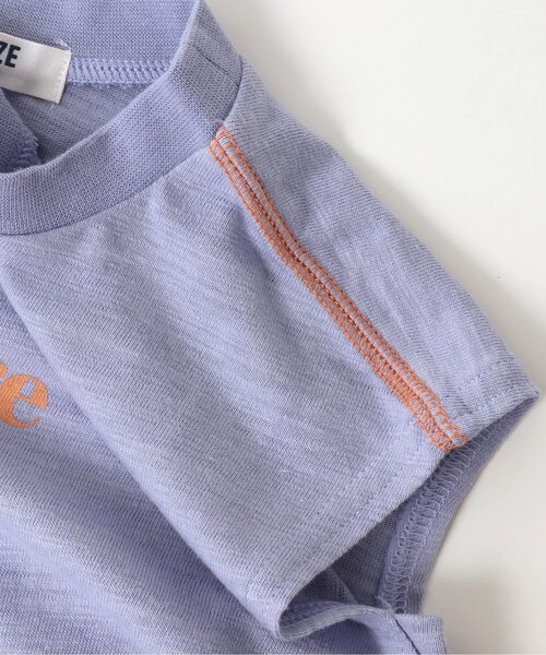 BREEZE（ブリーズ）の「/フレンチスリーブロゴTシャツ（Tシャツ/カットソー・キッズ・ピンク/オフホワイト/チャコール/サックスブルー・90/130/150/110/120/100/80/140）」の19枚目の写真