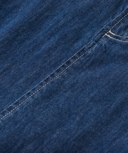 RIVE DROITE（リヴドロワ）の「デニム切替ロングスカート（デニムスカート・レディース・ネイビー/ブルー・FREE）」の13枚目の写真