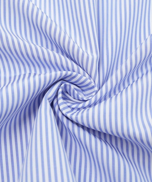 UR'S（ユアーズ）の「ｽﾄﾗｲﾌﾟﾛﾝｸﾞｼｬﾂﾜﾝﾋﾟｰｽ（シャツワンピース・レディース・ピンク/ブルー・F）」の18枚目の写真