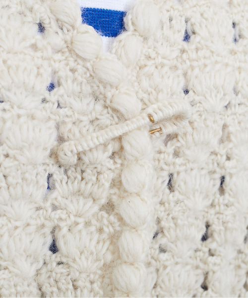 Dot＆Stripes CHILD WOMAN（ドットアンドストライプス　チャイルドウーマン）の「NHKギルボックスかぎ針 ショートカーディガン（カーディガン/ボレロ・レディース・アイボリー・FREE）」の19枚目の写真