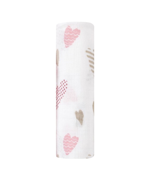 aden + anais （エイデンアンドアネイ）の「スワドル（おくるみ・キッズ・ホワイト×イエロー/サックスブルー/ホワイト×ピンク/ホワイト×ブラウン/マルチ/ライトブルー/ホワイト×ネイビー・FREE）」の3枚目の写真