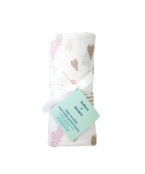 aden + anais （エイデンアンドアネイ）の「スワドル（おくるみ・キッズ・ホワイト×イエロー/サックスブルー/ホワイト×ピンク/ホワイト×ブラウン/マルチ/ライトブルー/ホワイト×ネイビー・FREE）」の19枚目の写真