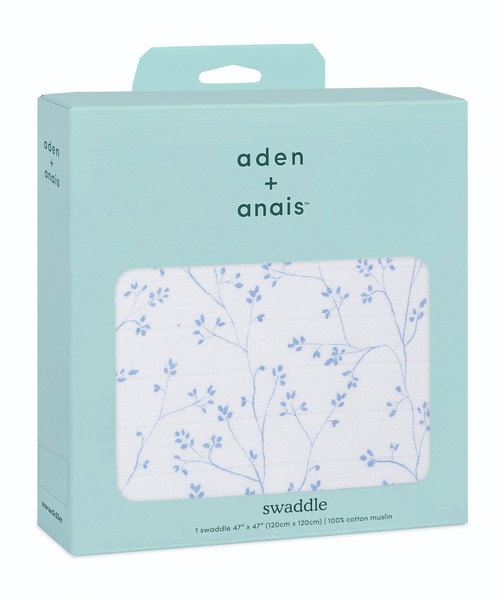 aden + anais （エイデンアンドアネイ）の「スワドル（おくるみ・キッズ・ホワイト×イエロー/サックスブルー/ホワイト×ピンク/ホワイト×ブラウン/マルチ/ライトブルー/ホワイト×ネイビー・FREE）」の14枚目の写真