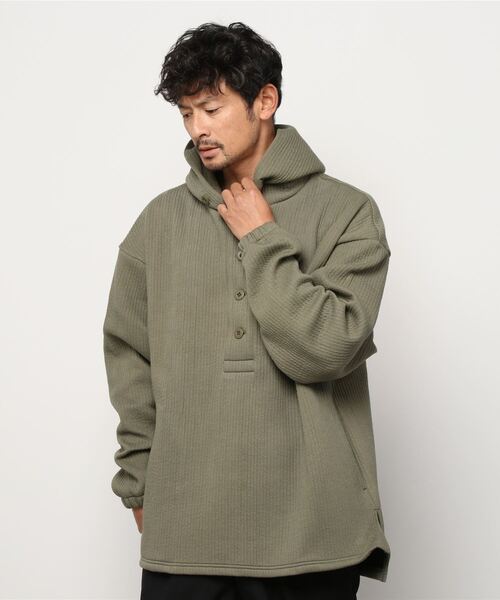 Jackman(ジャックマン)の「Paddig Parka(パーカー・メンズ・ブラック/ライトカーキ・SMALL/MEDIUM)」の2枚目の写真