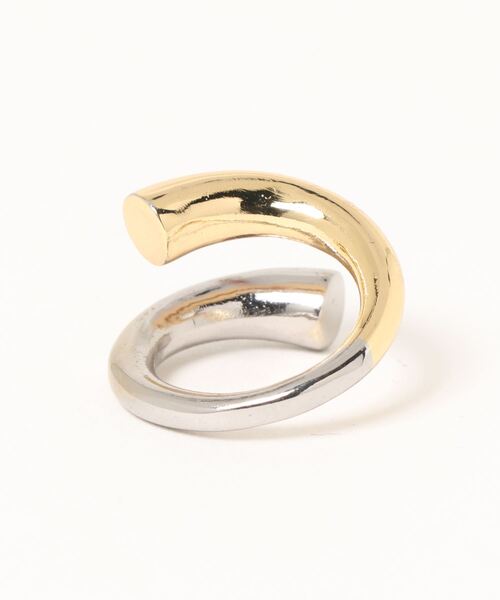 FIG&VIPER（フィグアンドバイパー）の「配色ねじりリング（リング・レディース・ゴールド・FREE）」の2枚目の写真