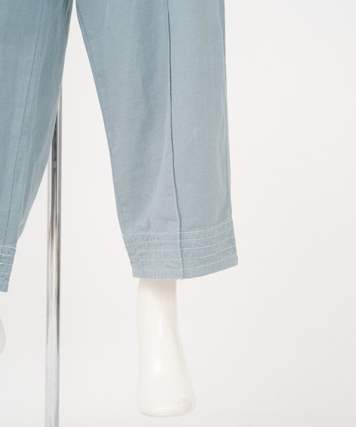 AS KNOW AS de base(アズノゥアズドゥバズ)の「綿麻おつまみステッチパンツ(その他パンツ・レディース・ブルー/グリーン/スミクロ・FREE)」の13枚目の写真