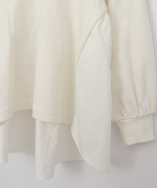 MAKE YOUR DAY（メイクユアデイ）の「後ろフリル無地長袖Tシャツ■80～140cm（Tシャツ/カットソー・キッズ・ピンク/ブラウン/アイボリー・110/100/120/80/90/140/130）」の16枚目の写真