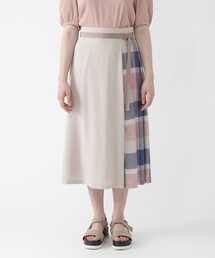 BLUE LABEL CRESTBRIDGE | パウダーローンサイドチェックスカート(スカート)