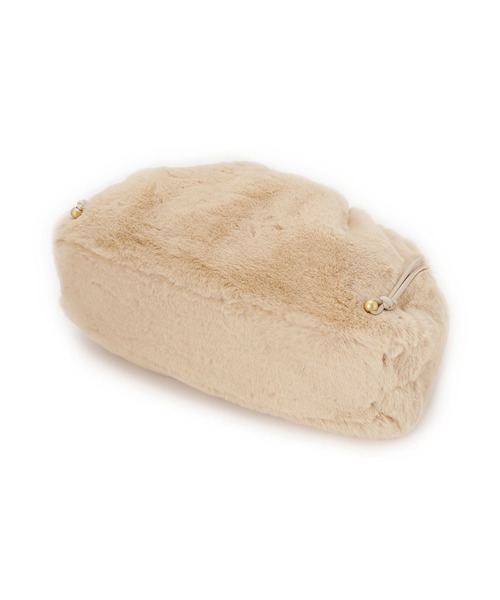 Mila Owen（ミラオーウェン）の「ファー巾着バッグ