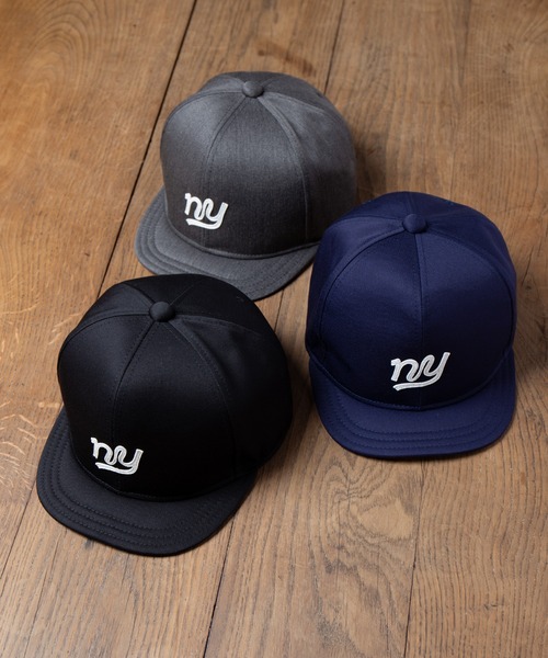 RACAL（ラカル）の「「NY」New York Felt Patch Umpire Cap / NYニューヨークフェルトパッチアンパイアキャップ（キャップ・メンズ・ネイビー/ブラック/グレー・FREE）」の16枚目の写真