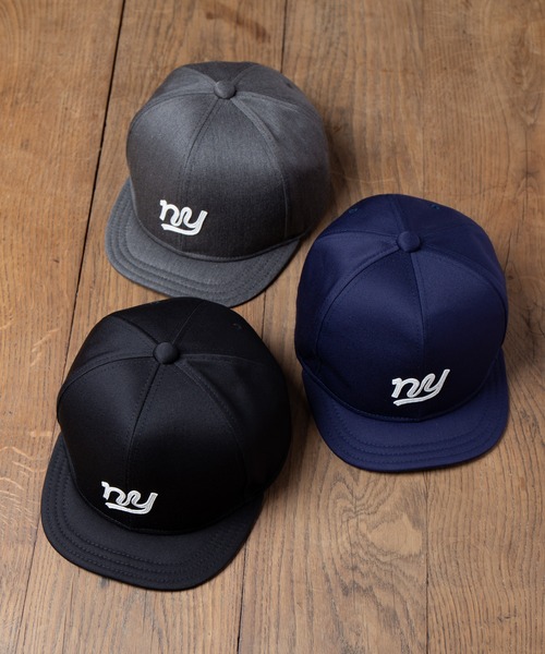 RACAL（ラカル）の「「NY」New York Felt Patch Umpire Cap / NYニューヨークフェルトパッチアンパイアキャップ（キャップ・メンズ・ネイビー/ブラック/グレー・FREE）」の8枚目の写真