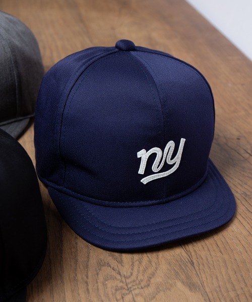 RACAL（ラカル）の「「NY」New York Felt Patch Umpire Cap / NYニューヨークフェルトパッチアンパイアキャップ（キャップ・メンズ・ネイビー/ブラック/グレー・FREE）」の10枚目の写真