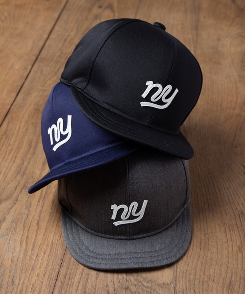 RACAL（ラカル）の「「NY」New York Felt Patch Umpire Cap / NYニューヨークフェルトパッチアンパイアキャップ（キャップ・メンズ・ネイビー/ブラック/グレー・FREE）」の12枚目の写真