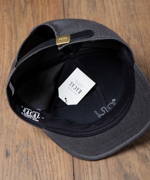 RACAL（ラカル）の「「NY」New York Felt Patch Umpire Cap / NYニューヨークフェルトパッチアンパイアキャップ（キャップ・メンズ・ネイビー/ブラック/グレー・FREE）」の14枚目の写真