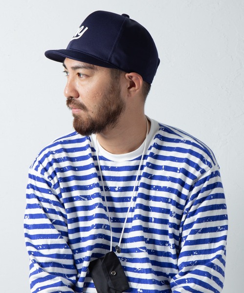 RACAL（ラカル）の「「NY」New York Felt Patch Umpire Cap / NYニューヨークフェルトパッチアンパイアキャップ（キャップ・メンズ・ネイビー/ブラック/グレー・FREE）」の20枚目の写真