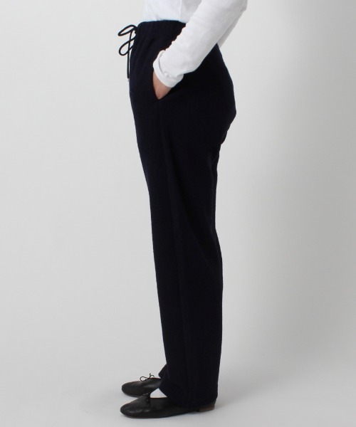 ORCIVAL（オーシバル）の「ORCIVAL/オーシバル　ウールジャージーパンツ　WOOL BOUCLE JERSEY JERSEY PANTS ＃OR-E0018WBJ（その他パンツ・レディース・ネイビー/グレー・1）」の5枚目の写真