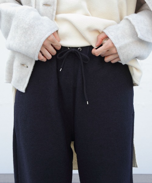 ORCIVAL（オーシバル）の「ORCIVAL/オーシバル　ウールジャージーパンツ　WOOL BOUCLE JERSEY JERSEY PANTS ＃OR-E0018WBJ（その他パンツ・レディース・ネイビー/グレー・1）」の16枚目の写真