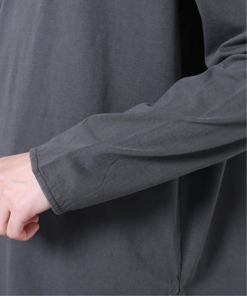 JOURNAL STANDARD relume（ジャーナルスタンダード　レリューム）の「レイヤードロングスリーブシャツ[無地T/オーバーサイズ][ユニセックス対応]（Tシャツ/カットソー・メンズ・ホワイト/グレー/ブラウン/ベージュ/グリーン・SMALL/MEDIUM/LARGE）」の18枚目の写真