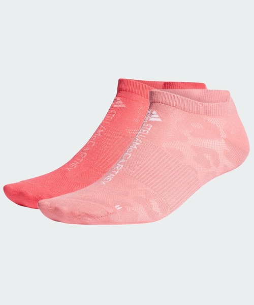 adidas by Stella McCartney（アディダスバイステラマッカートニー）の「【adidas by Stella McCartney】ヒドゥンソックス2足組（ソックス/靴下・レディース・ブラック系その他/ピンク系その他・SMALL/MEDIUM）」の2枚目の写真