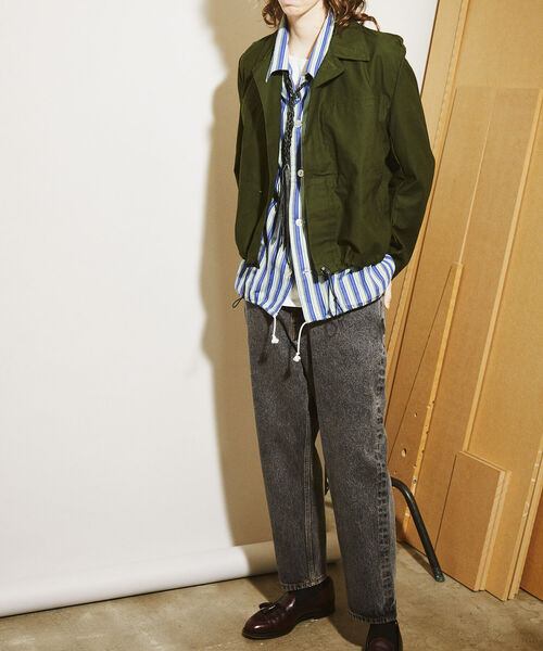 GLOSTER（グロスター）の「【GLOSTER/グロスター】バギーテーパードデニムパンツ（デニムパンツ・メンズ・インディゴブルー/ブラック/ブルー系その他7・MEDIUM/LARGE/SMALL）」の7枚目の写真