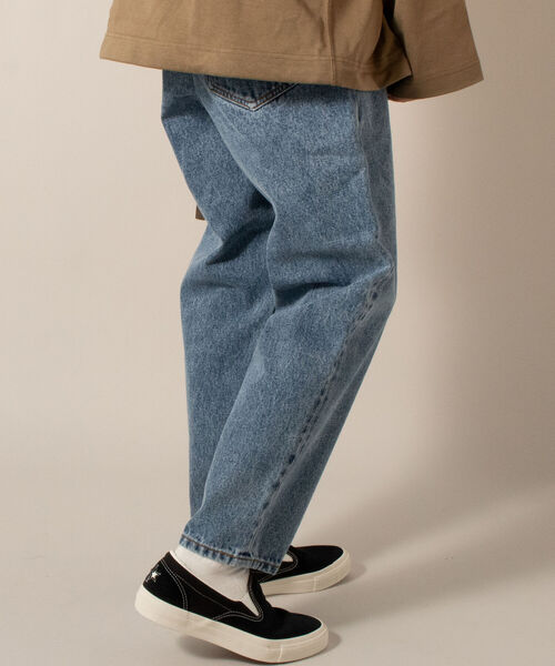 GLOSTER（グロスター）の「【GLOSTER/グロスター】バギーテーパードデニムパンツ（デニムパンツ・メンズ・インディゴブルー/ブラック/ブルー系その他7・MEDIUM/LARGE/SMALL）」の8枚目の写真