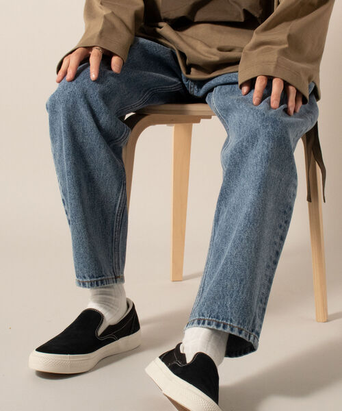 GLOSTER（グロスター）の「【GLOSTER/グロスター】バギーテーパードデニムパンツ（デニムパンツ・メンズ・インディゴブルー/ブラック/ブルー系その他7・MEDIUM/LARGE/SMALL）」の9枚目の写真