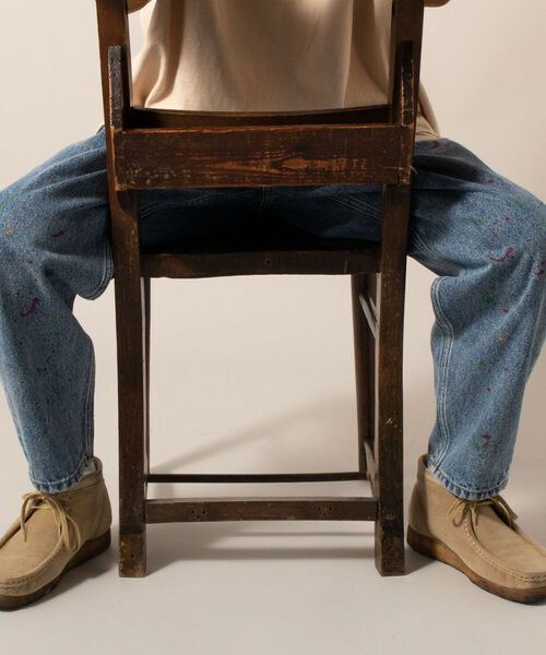 GLOSTER（グロスター）の「【GLOSTER/グロスター】バギーテーパードデニムパンツ（デニムパンツ・メンズ・インディゴブルー/ブラック/ブルー系その他7・MEDIUM/LARGE/SMALL）」の16枚目の写真