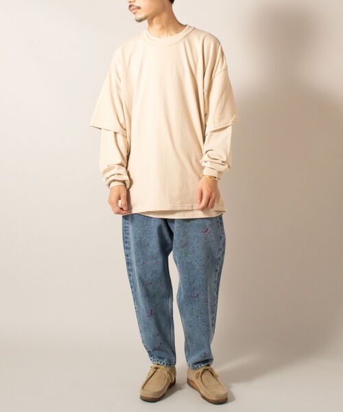 GLOSTER（グロスター）の「【GLOSTER/グロスター】バギーテーパードデニムパンツ（デニムパンツ・メンズ・インディゴブルー/ブラック/ブルー系その他7・MEDIUM/LARGE/SMALL）」の17枚目の写真