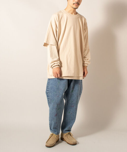 GLOSTER（グロスター）の「【GLOSTER/グロスター】バギーテーパードデニムパンツ（デニムパンツ・メンズ・インディゴブルー/ブラック/ブルー系その他7・MEDIUM/LARGE/SMALL）」の18枚目の写真