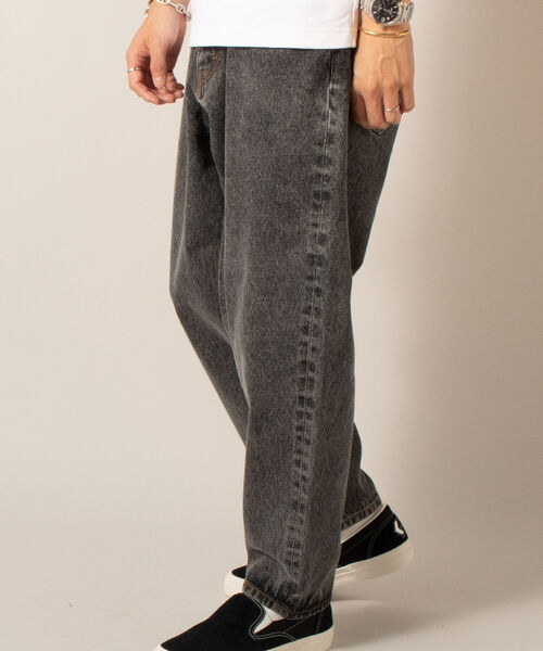 GLOSTER（グロスター）の「【GLOSTER/グロスター】バギーテーパードデニムパンツ（デニムパンツ・メンズ・インディゴブルー/ブラック/ブルー系その他7・MEDIUM/LARGE/SMALL）」の21枚目の写真