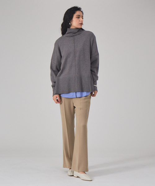 PICHE ABAHOUSE(ピシェ アバハウス)の「フロントステッチローヒールパンプス(パンプス・レディース・ホワイト/ブラック/グリーン・38/39/35/36/37)」の19枚目の写真