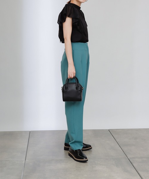 COLONY 2139(コロニートゥーワンスリーナイン)の「【WEB・一部店舗限定】肩フリルシアーブラウス(シャツ/ブラウス・レディース・グレイッシュベージュ/オフホワイト/ブラック/ライトベージュ・FREE)」の19枚目の写真