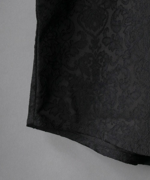 SITRY（シトリー）の「Jacquard Dress shirt/ジャガード  ドレスシャツ（シャツ/ブラウス・メンズ・ブラック/ネイビー/グリーン・M/L）」の7枚目の写真