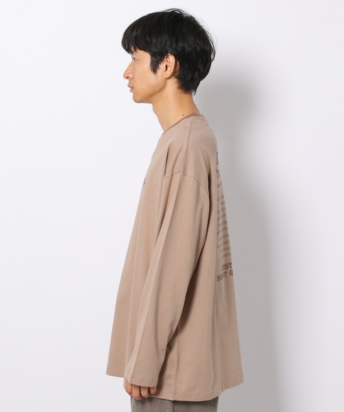 LAKOLE（ラコレ）の「【UNISEX】クレリックロングTシャツ / 228198（Tシャツ/カットソー・メンズ・ベージュ/パープル/ホワイト・LARGE/MEDIUM）」の7枚目の写真