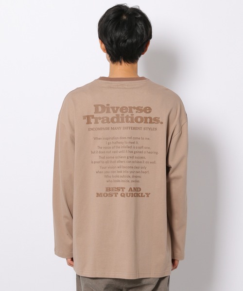 LAKOLE（ラコレ）の「【UNISEX】クレリックロングTシャツ / 228198（Tシャツ/カットソー・メンズ・ベージュ/パープル/ホワイト・LARGE/MEDIUM）」の20枚目の写真