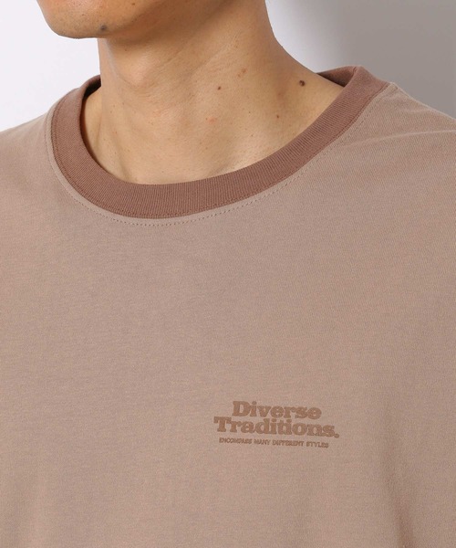 LAKOLE（ラコレ）の「【UNISEX】クレリックロングTシャツ / 228198（Tシャツ/カットソー・メンズ・ベージュ/パープル/ホワイト・LARGE/MEDIUM）」の5枚目の写真