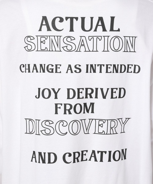 LAKOLE（ラコレ）の「【UNISEX】クレリックロングTシャツ / 228198（Tシャツ/カットソー・メンズ・ベージュ/パープル/ホワイト・LARGE/MEDIUM）」の8枚目の写真