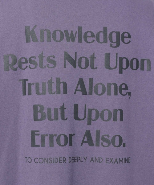 LAKOLE（ラコレ）の「【UNISEX】クレリックロングTシャツ / 228198（Tシャツ/カットソー・メンズ・ベージュ/パープル/ホワイト・LARGE/MEDIUM）」の6枚目の写真