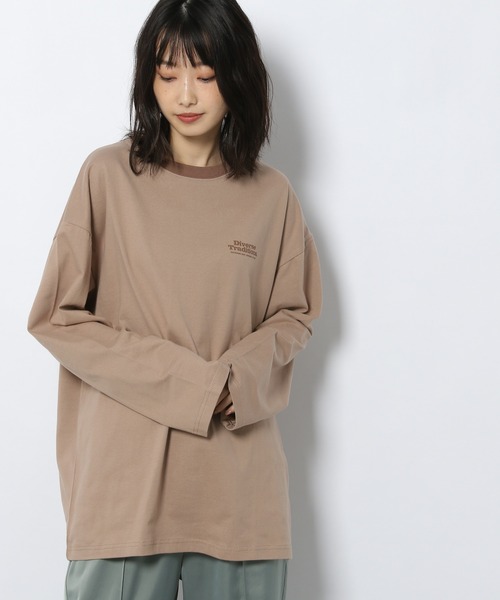 LAKOLE（ラコレ）の「【UNISEX】クレリックロングTシャツ / 228198（Tシャツ/カットソー・メンズ・ベージュ/パープル/ホワイト・LARGE/MEDIUM）」の22枚目の写真