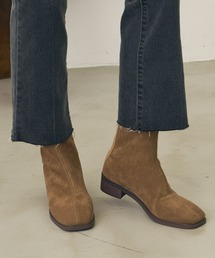 Auntie Rosa Holiday | フラットスクエアブーツ(ブーツ)