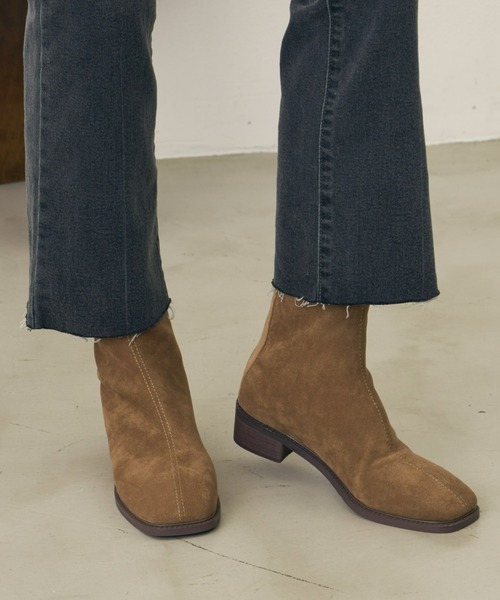 Auntie Rosa Holiday（アンティローザホリデー）の「フラットスクエアブーツ（ブーツ・レディース・ブラック/ブラウン・SMALL/MEDIUM/LARGE）」の10枚目の写真