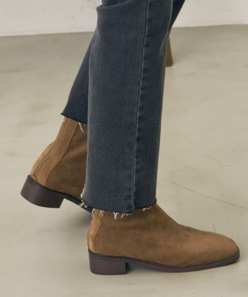 Auntie Rosa Holiday（アンティローザホリデー）の「フラットスクエアブーツ（ブーツ・レディース・ブラック/ブラウン・SMALL/MEDIUM/LARGE）」の6枚目の写真
