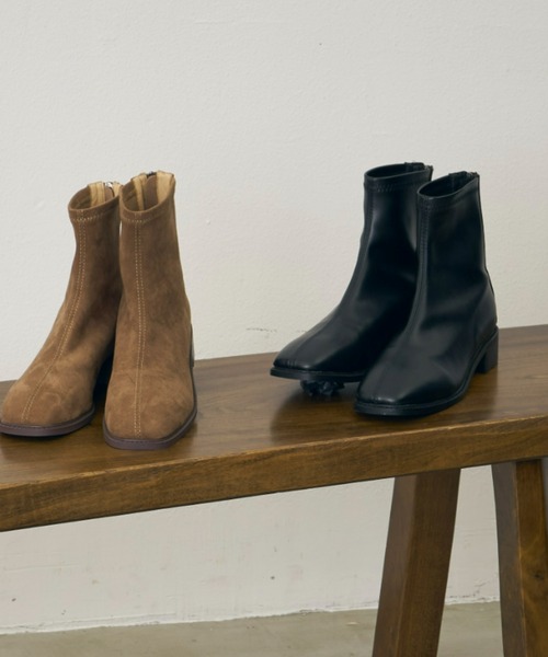 Auntie Rosa Holiday（アンティローザホリデー）の「フラットスクエアブーツ（ブーツ・レディース・ブラック/ブラウン・SMALL/MEDIUM/LARGE）」の14枚目の写真