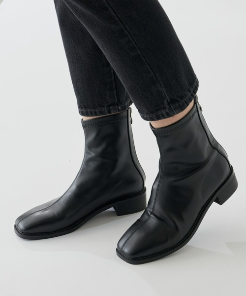 Auntie Rosa Holiday（アンティローザホリデー）の「フラットスクエアブーツ（ブーツ・レディース・ブラック/ブラウン・SMALL/MEDIUM/LARGE）」の21枚目の写真