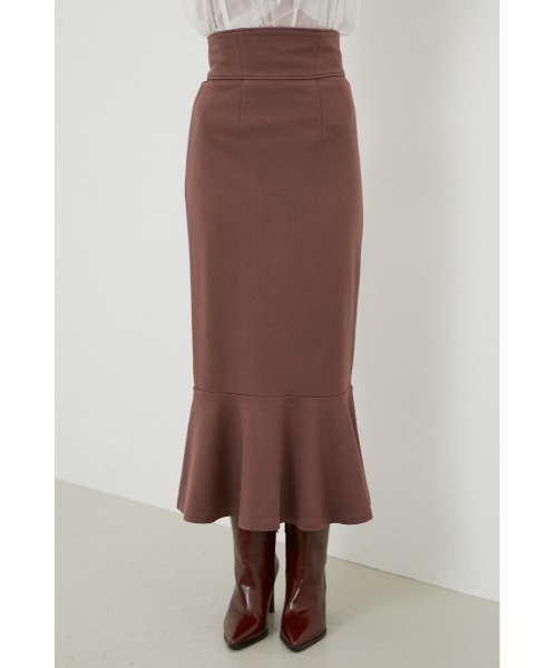 rienda（リエンダ）の「カットマーメイドハイウエストスカート（スカート・レディース・ブラック/ブラウン/スモークピンク/グリーン・SMALL/MEDIUM）」の16枚目の写真