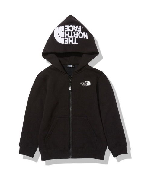 THE NORTH FACE(ザノースフェイス)の「ザ・ノースフェイス / リアビューフルジップフーディー NTJ11906 (キッズ)(パーカー・キッズ・ブラック/ライトグレー系・140/120/130)」の2枚目の写真